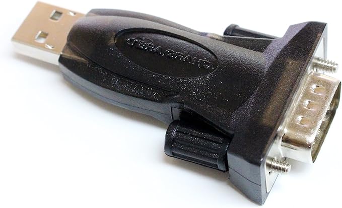 Tera Grand - Premium USB 2.0 to RS232 Serial DB9 Adapter - Supports Windows 11,10, 8, 7, Vista, XP, 2000, 98, Linux and Mac - Built with FTDI Chipset