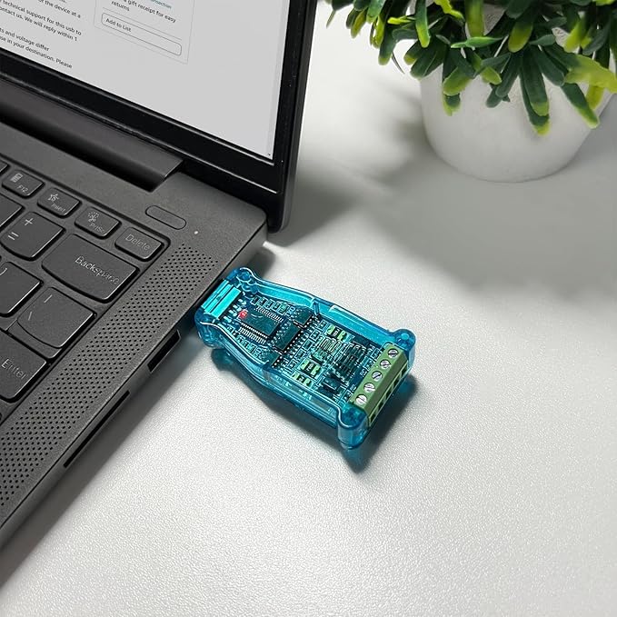 DSD TECH SH-U11 USB to RS485 RS422 Converter with FTDI FT232R Chip Work for Modbus