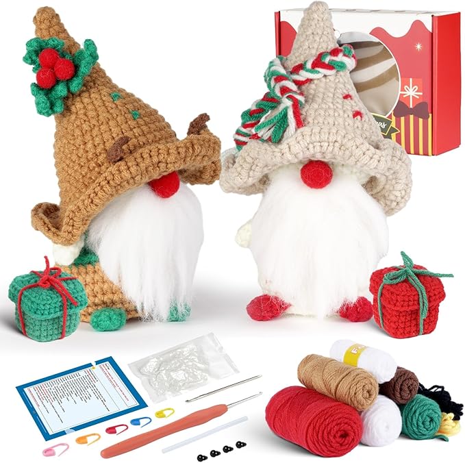 Wizardi Amigurumi DIY Crochet Kit - Christmas F07N8-M109