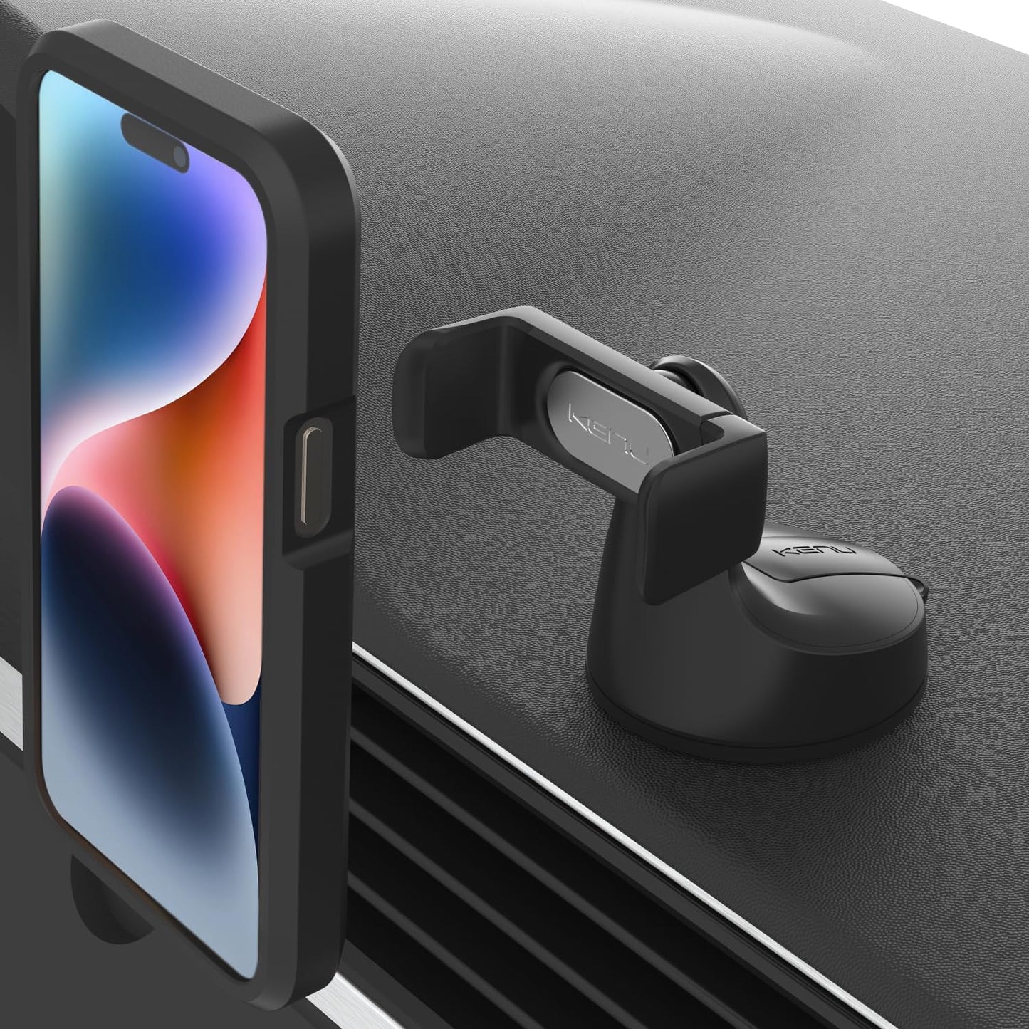 Kenu Airbase Pro Car Phone Mount | for Dashboard and Windshield, Desk Phone Stand, 360 Degree Rotation, Fits Latest