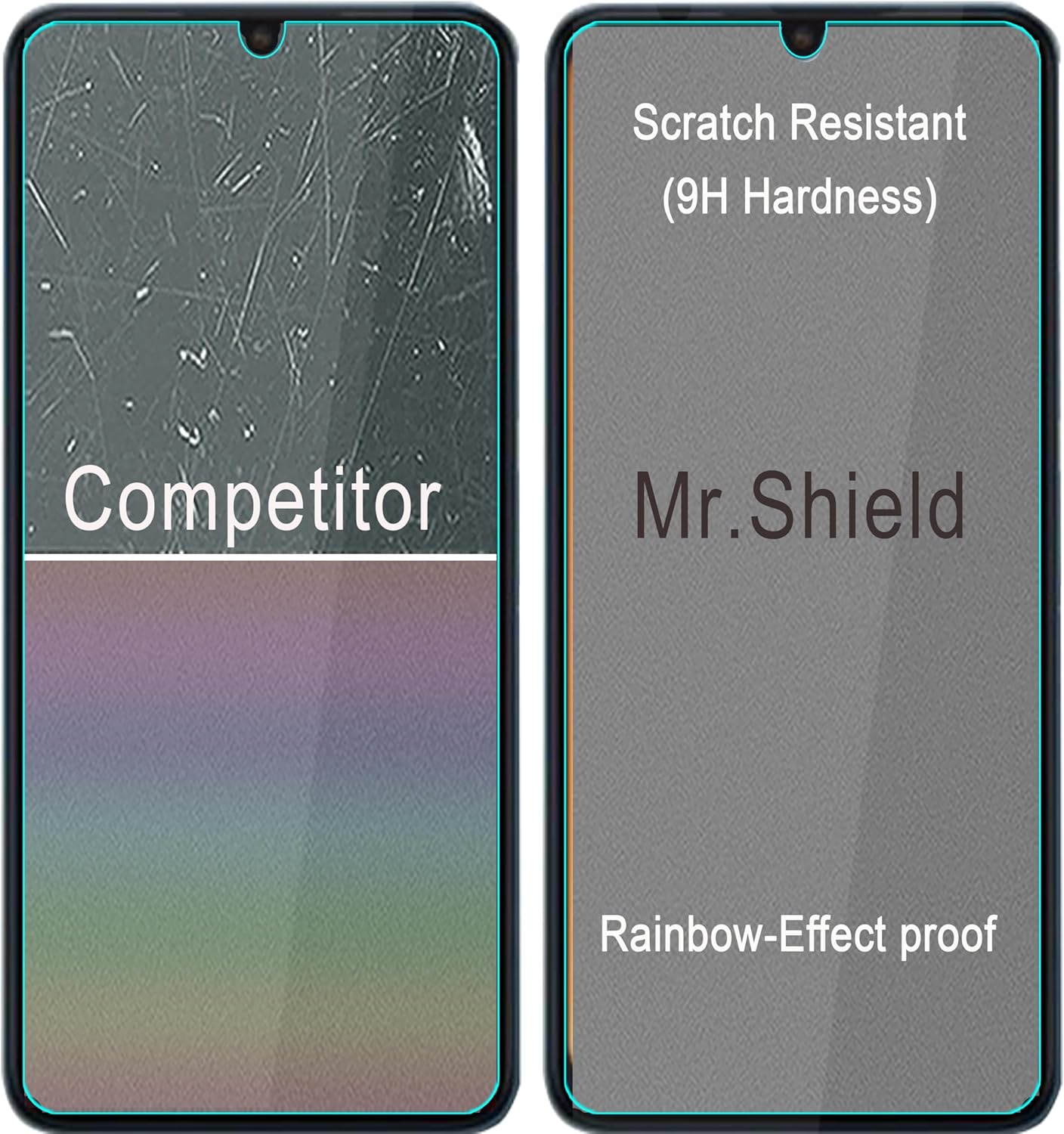 Mr.Shield Screen Protector [3-Pack] for Xiaomi (Redmi 13C) [Tempered Glass] [Japan Glass 9H Hardness]