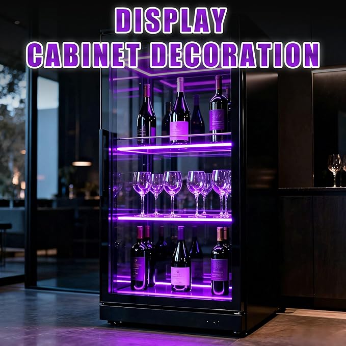 RadiantFlux Purple Light Strip, 30Ft Flexible LED Purple Light with kit, 540 lamp Beads, 24V LED Light, Non-Waterproof for Indoor Fluorescent Dance Party, Stage, Birthday, Wedding, Dark Party