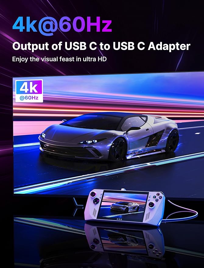 JSAUX 180° USB C to USB C Adapter 2 Pack, 180 Degree Angle Type C Male to Type C Female USB 4.0 / PD 100W Adapter, Compatible with ROG Ally, Steam Deck, Switch, Laptop, Tablet, Phone and More - White