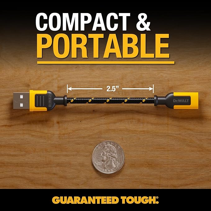 DEWALT USB C to USB Adapter 2Pack, USBC Female to A Male OTG Charger Type C Converter for Apple Watch Ultra 7 8 9, iPhone 15 14 13 Plus Pro Max, AirPods 3, iPad Air, Car, Samsung Galaxy S24 23,16