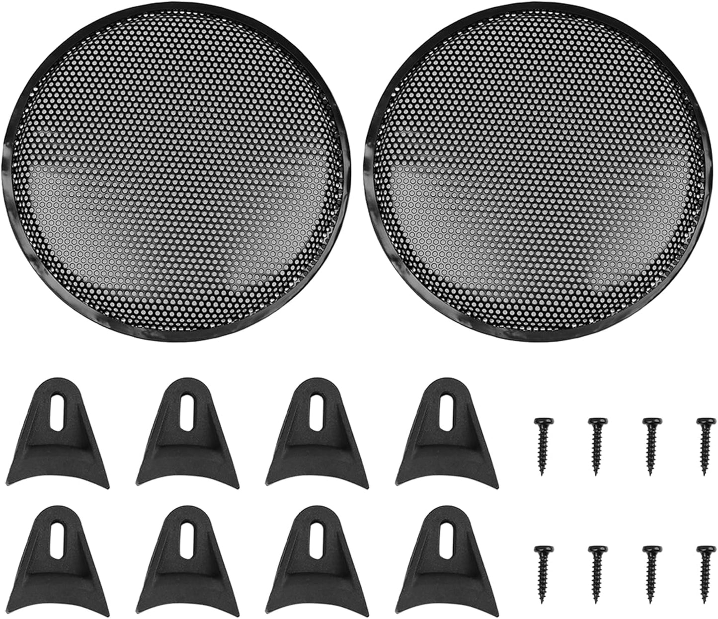 X AUTOHAUX 2pcs 12" Mesh Protector Car Speaker Grill Cover for Honda