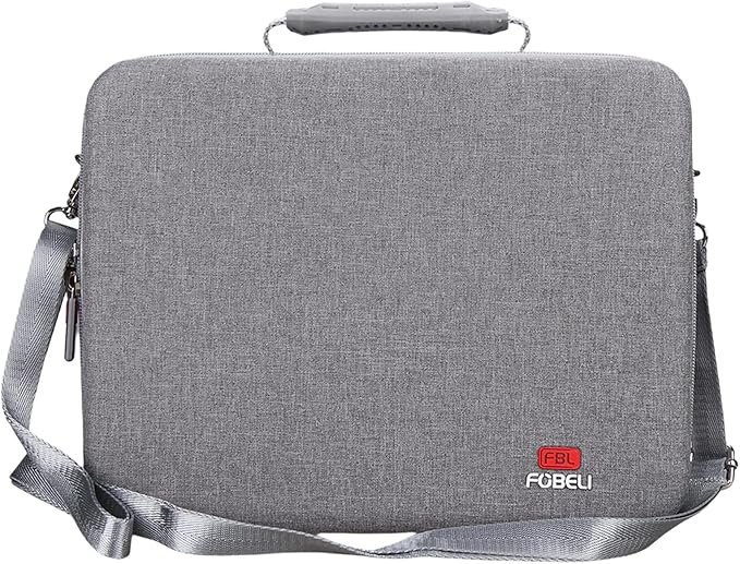 FBLFOBELI Hard Carrying Projector Case Compatible with Epson EpiqVision Flex CO-W01 Portable Projector, Fits Most Major Mini Projectors, 12.8x9.6x4.7 Inches, Case Only