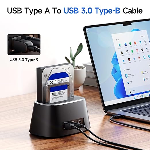 Cable Matters 5Gbps Long USB 3.0 Cable - 10ft, USB A to B Cable, USB3 Cord with Type-B 3.0 Connector for Hard Drive Enclosure/Built-in Hub and More, Black