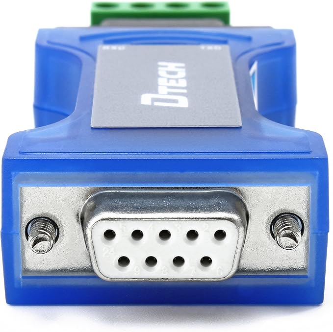 DTech RS232 to RS485 Converter Serial Communication Data Adapter with TX RX LED Indicators and Terminal Board