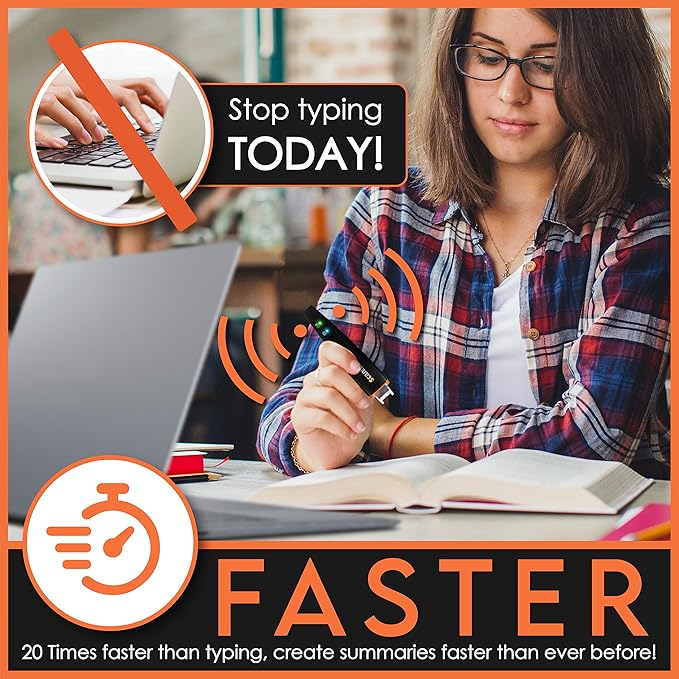 Scanmarker Air Reading Pen & Pen Scanner | Translator Pen for Dyslexia, Students & Professionals - Compatible with Mac, Windows, iOS & Android