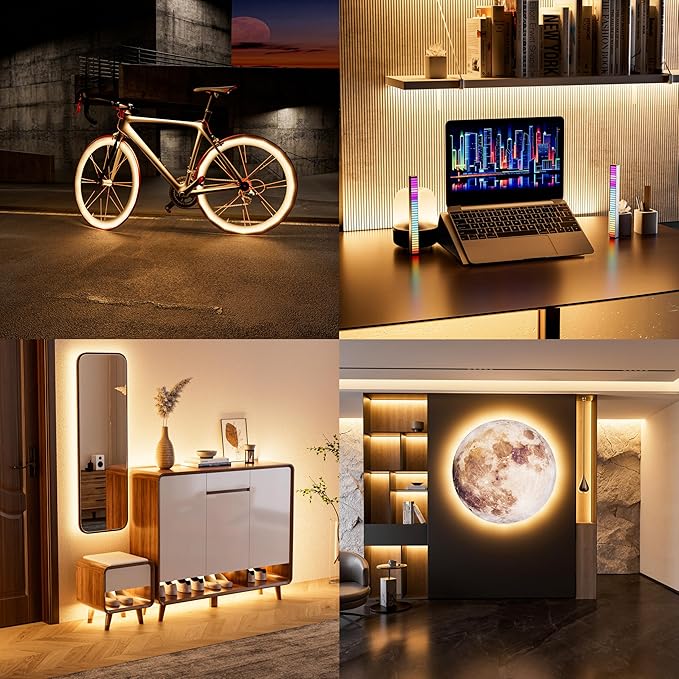 PAUTIX COB LED Strip Light 5V USB 6.56ft/2m 640LEDs 1200lm Dimmable LED Strip Light 3000K Warm White CRI90+ USB TV Backlight,Flexible Under Cabinet Tape Light for Bedroom,Kitchen,Home DIY Lighting