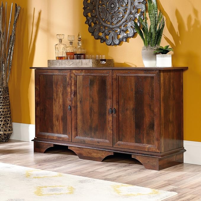Sauder Viabella Storage Cabinet, Curado Cherry finish