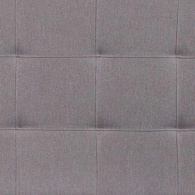 Flash Furniture Bedford Tufted Upholstered Twin Size Headboard in Light Gray Fabric