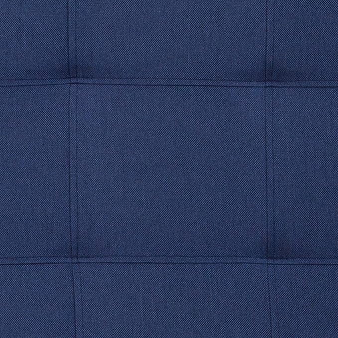 Flash Furniture Bedford Box Stitch Tufted Upholstered Queen Size Headboard in Navy Fabric