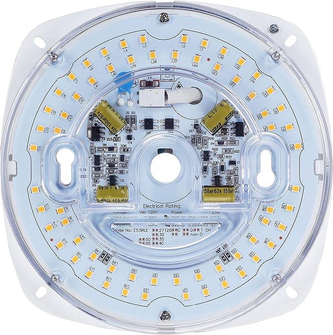 5.5" LED Light Engine, 23W 1700LM, 3000K Warm White, Retrofit Module for Ceiling Lights, Ceiling Fans, Pendants, Lanterns, Garden Lights, UL/ES/JA8 Certified