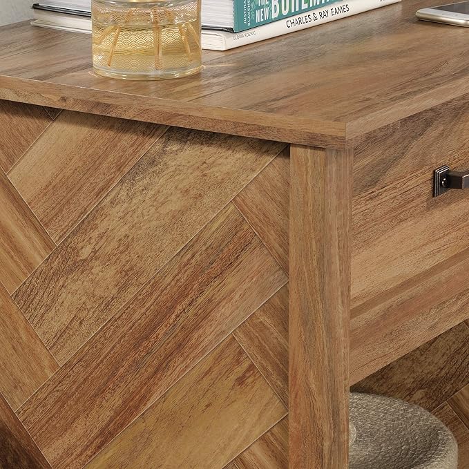 Sauder Cannery Bridge Night Stand with Spacious Drawer, Nightstand for Bedroom, Sindoori Mango Finish