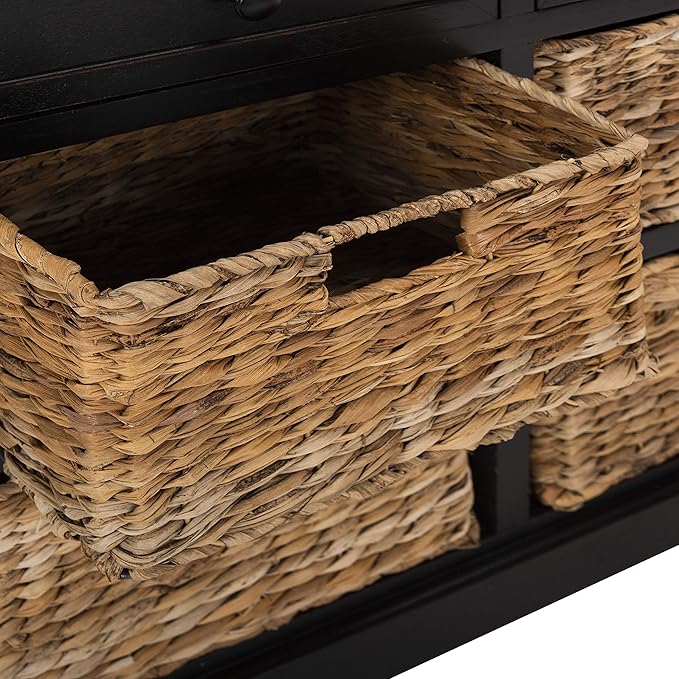 SAFAVIEH American Homes Collection Herman Vintage Black Storage Unit