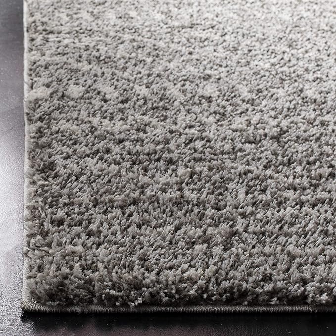 SAFAVIEH Arizona Shag Collection Area Rug - 9' x 12', Brown & Ivory, Moroccan Design, Non-Shedding & Easy Care, 1.6-inch Thick Ideal for High Traffic Areas in Living Room, Bedroom (ASG741B)