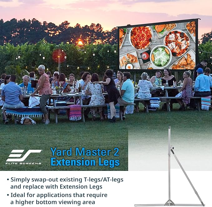 Elite Screens Yard Master 2 Series, 53.1-inch Extension Legs for Yard Master 2 Projector Screens | ZOMS2-LEGS-Z | 90" to 135" Models