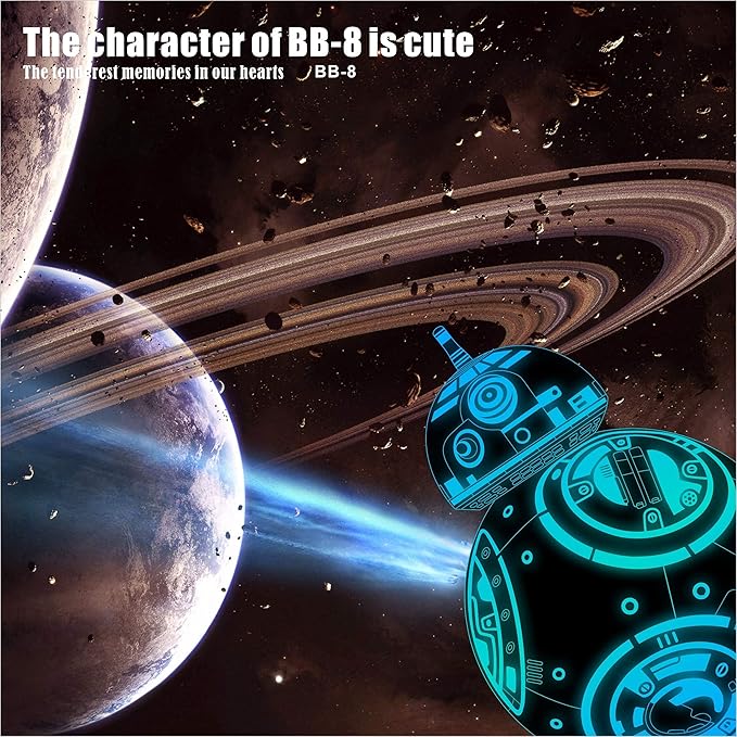 MOSSOM 2 Bases 5 Patterns Star Wars Gifts 3D Illusion Lamp - Star Wars Toys LED Night Light for Kids Room Decor, 7 Color Change, Cool Gifts for Men, Women, Boys, Girls