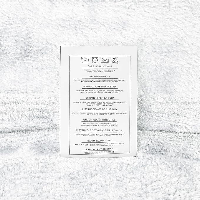 Utopia Bedding Fleece Blanket Queen Size White 300GSM Luxury Anti-Static Fuzzy Soft Microfiber Bed Blanket (90x90 Inch)