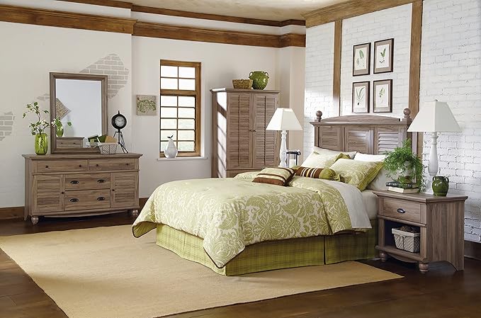 Sauder Harbor View Multipurpose Storage, Tall Pantry Cabinet, L: 35.43" x W: 16.73" x H: 61.02", Salt Oak