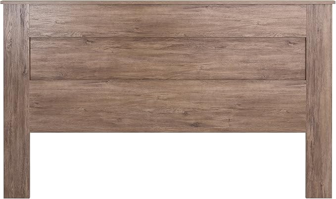 Prepac Stylish Flat Wood Panel Headboard for King Size Beds, Simplistic Wooden King Headboard 2.25" D x 81" W x 48" H, Drifted Gray, DHFK-1301-1
