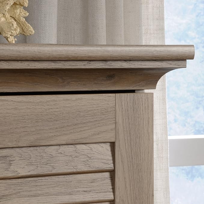 Sauder Harbor View Multipurpose Storage, Tall Pantry Cabinet, L: 35.43" x W: 16.73" x H: 61.02", Salt Oak