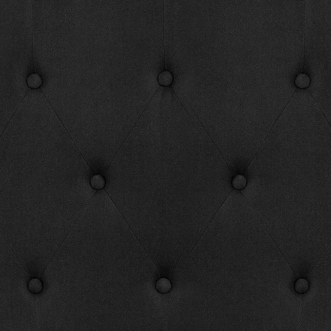Flash Furniture Cambridge Tufted Upholstered Queen Size Headboard in Black Fabric