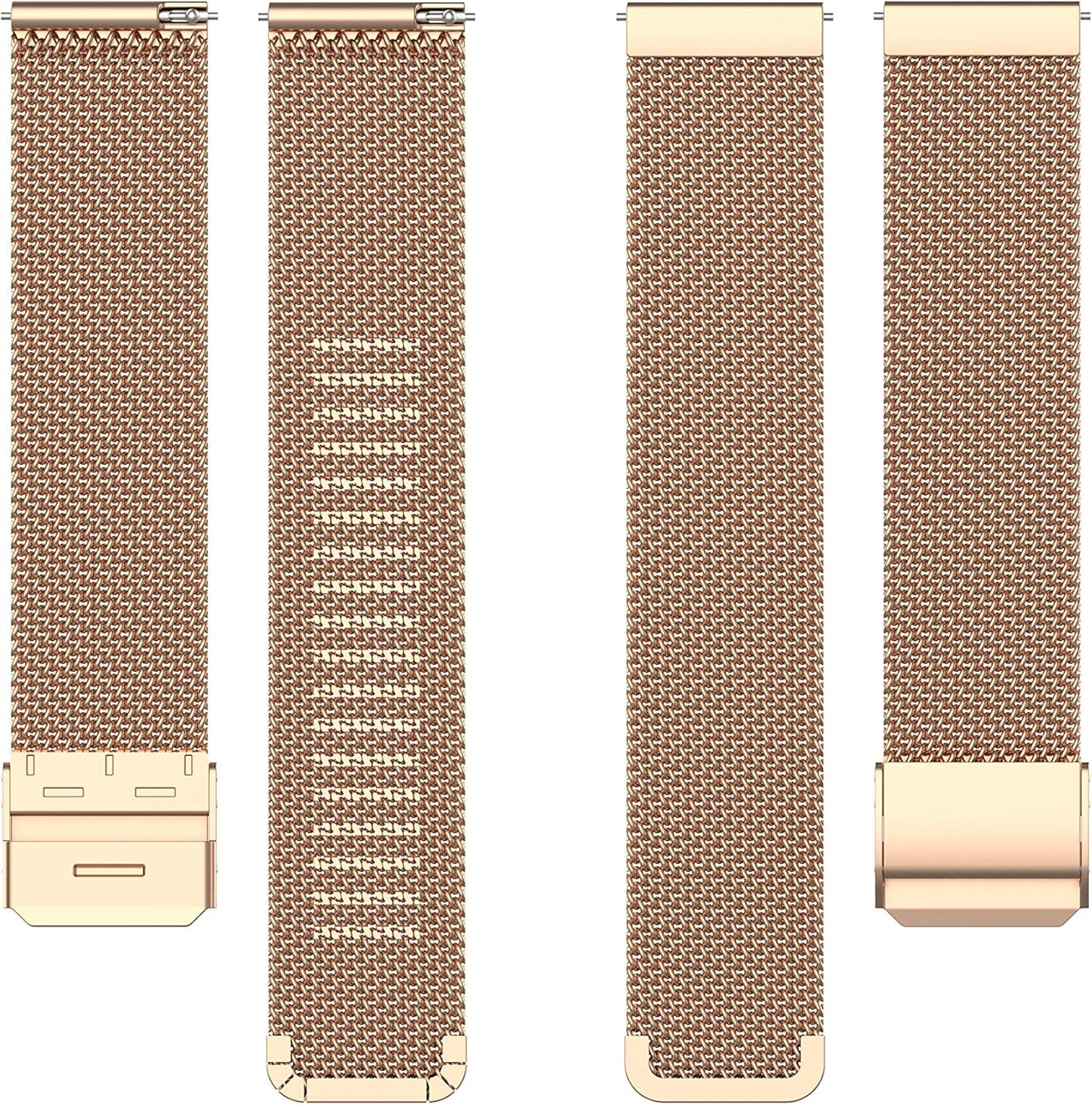 E ECSEM Metal Loop Bands for iTouch Sport 4, Adjustable Stainless Steel Replacement Wristbands with Quick Release