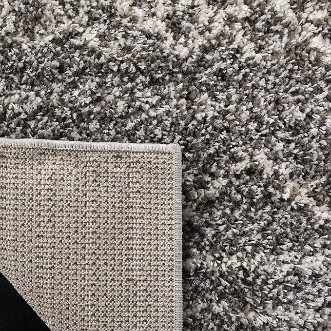 SAFAVIEH Arizona Shag Collection Accent Rug - 2'6" x 4', Brown & Ivory, Moroccan Design, Non-Shedding & Easy Care, 1.6-inch Thick Ideal for High Traffic Areas in Foyer, Living Room, Bedroom (ASG741B)